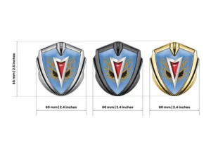 Pontiac Insignia Autoadhesiva Suntuosa Proyecto Brilla Metal